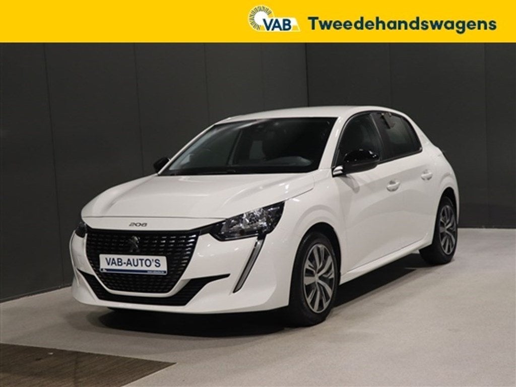 Peugeot 208   1.2 TURBO ACTIVE PACK, Zwart, https://public.car-pass.be/vhr/df8b9f55-f150-4751-a879-73567978db0c, Wit, Bedrijf