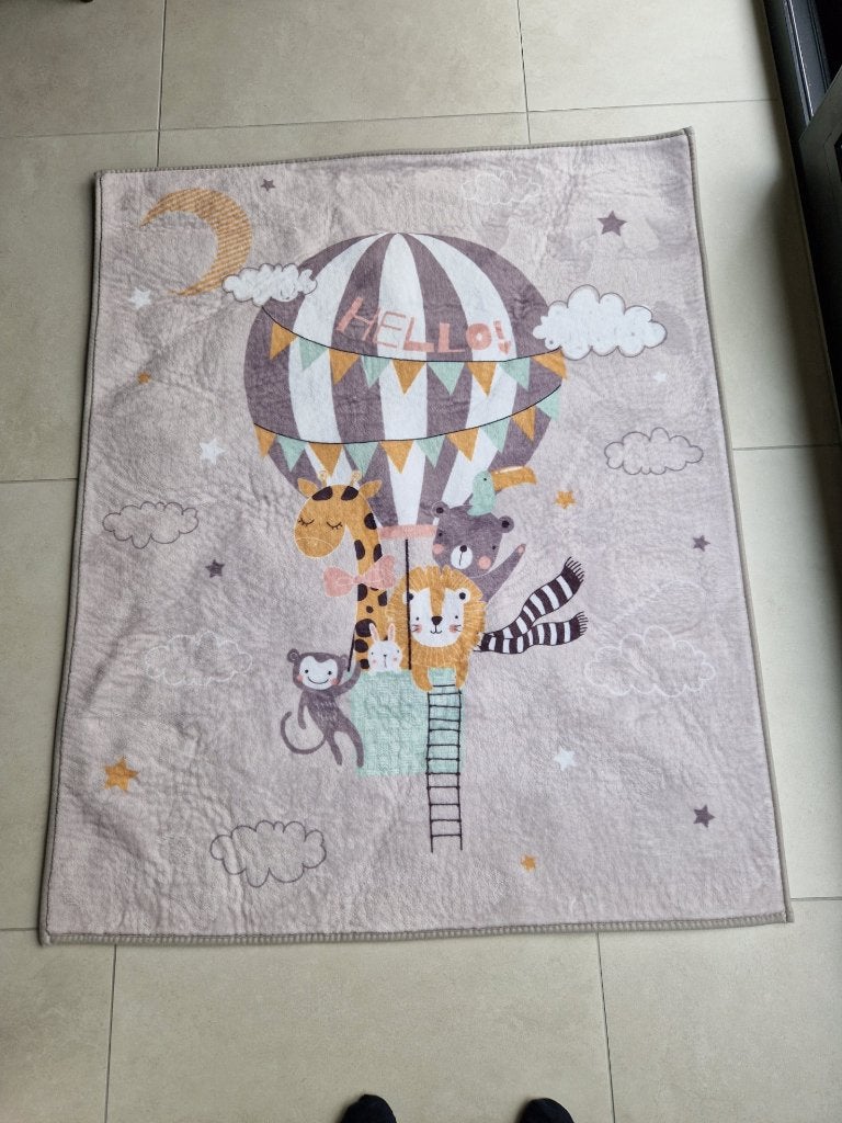 Zacht tapijtje voor in de kinderkamer "Hello!', Enlèvement ou Envoi, Lavable, Tapis ou Coussin
