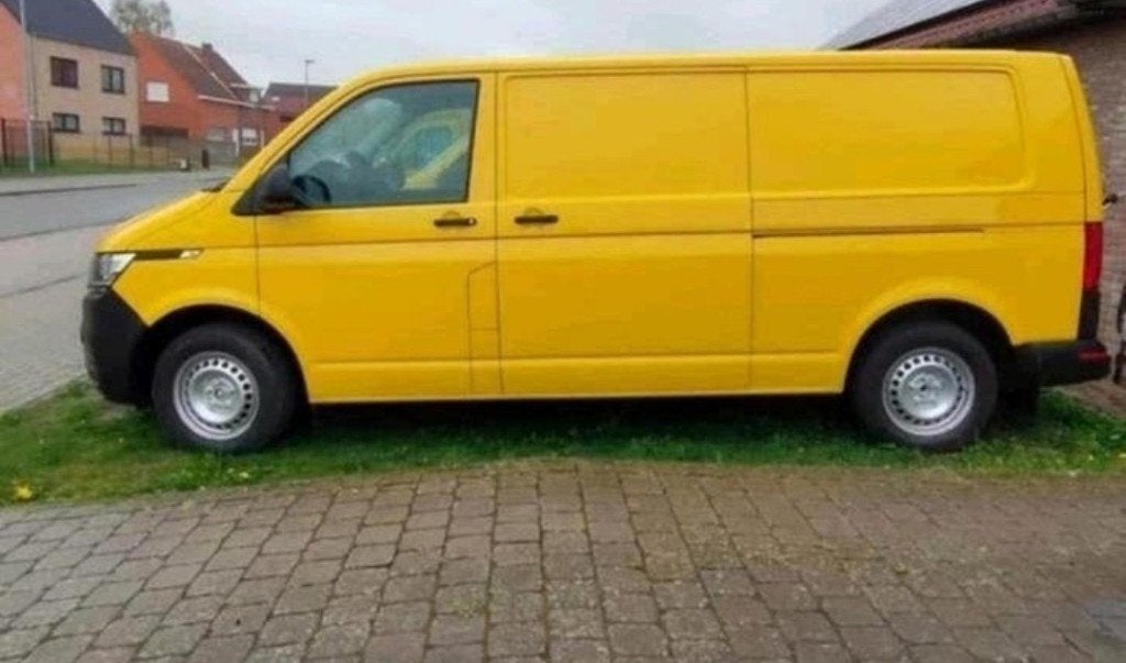 Transporter Volkswagen zeer nette staat met weining KM, Autos, Achat, Entreprise, Jaune, 5 portes