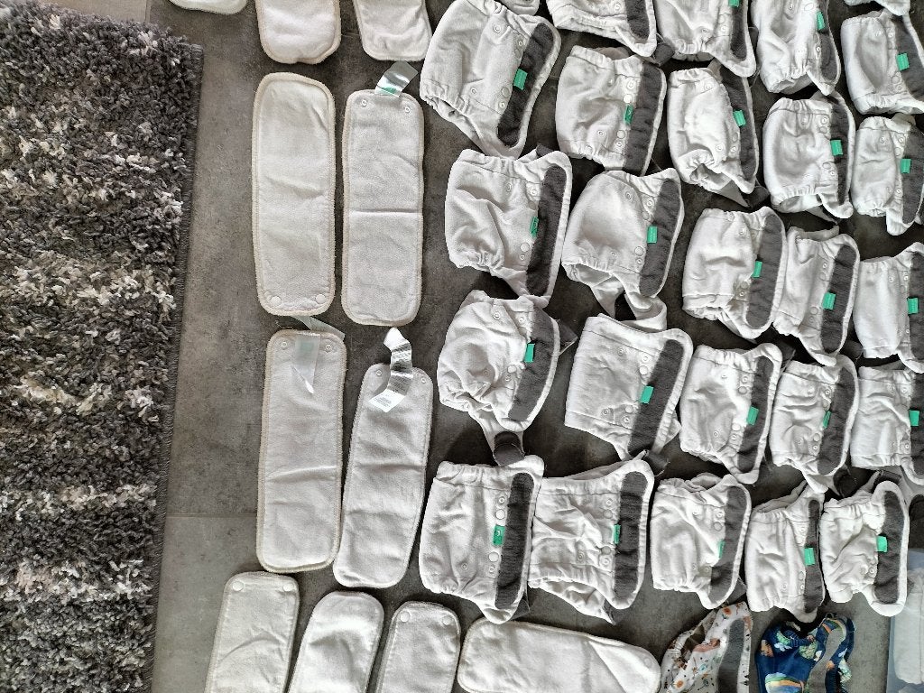 Pakket wasbare luiers maat 1, Kinderen en Baby's, Badjes en Verzorging, Ophalen, Gebruikt, Overige typen, Overige merken