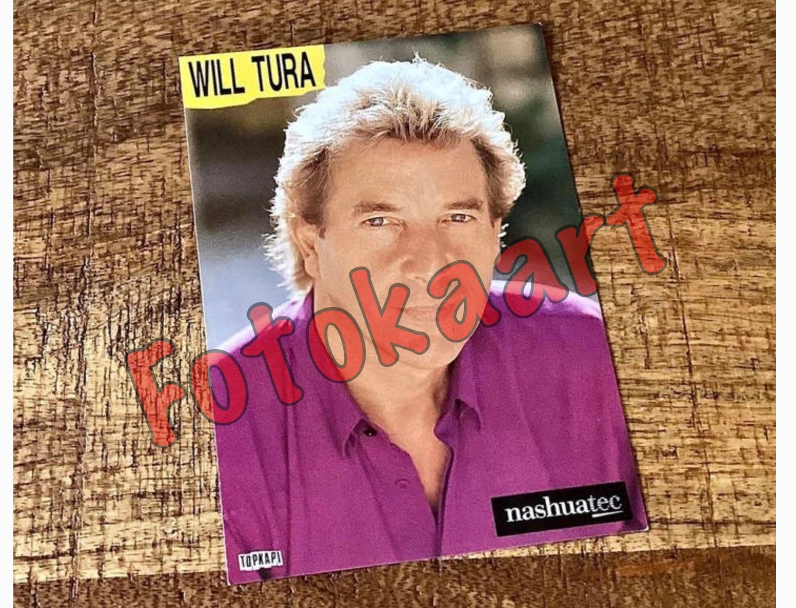 Fotokaart WILL TURA - Tournee 1994 🎸🎶, Verzamelen, Verzenden, Zo goed als nieuw