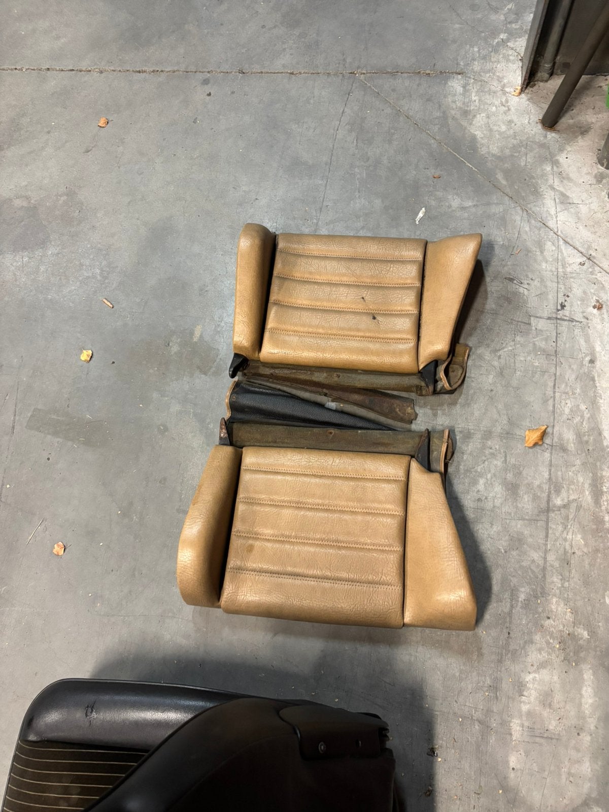 Pièces de siège arrière en cuir beige de la 911, Autos : Pièces & Accessoires, Enlèvement, Porsche