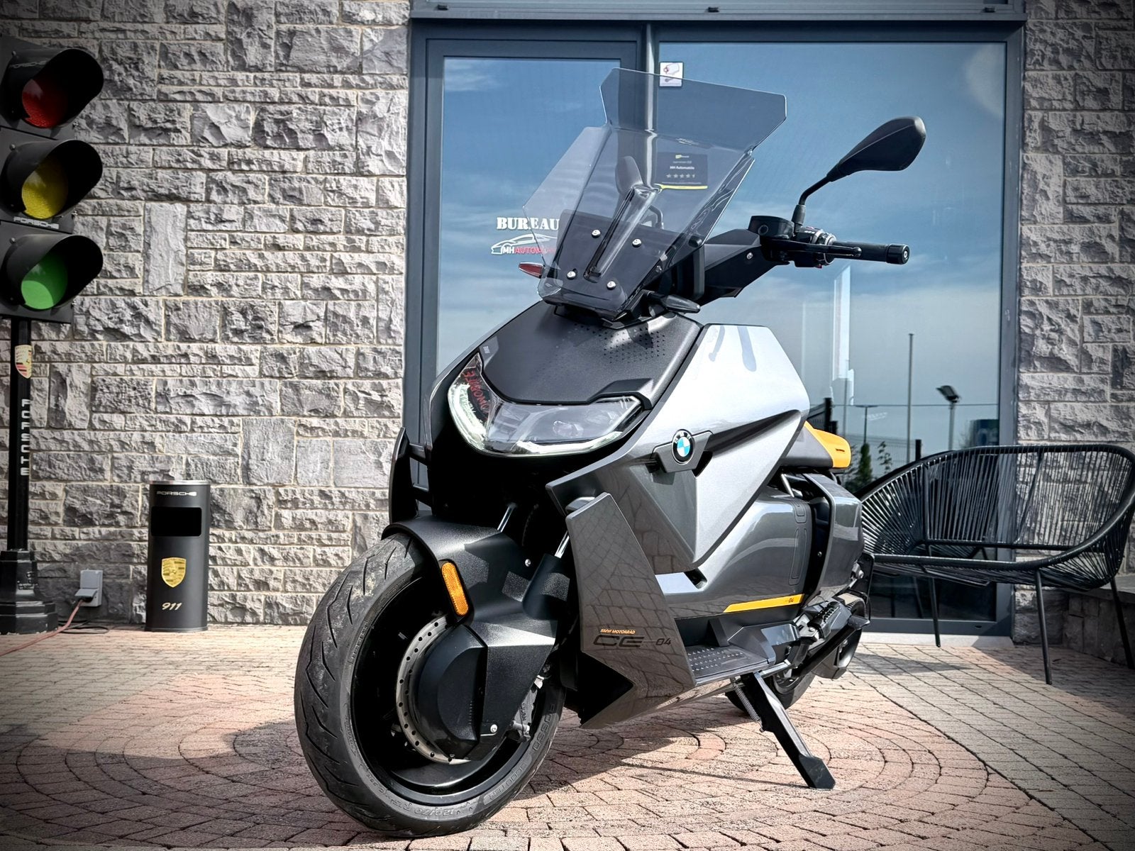 BMW CE 04 12/2022 Pack Dynamic homologation 125 !!, Motoren, Handvatverwarming, Nieuw, Bedrijf, Sport