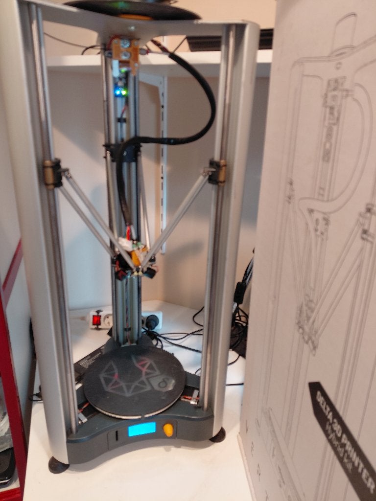 VELLEMAN - Imprimante 3D K8800 Vertex Delta, Enlèvement ou Envoi, Utilisé, Filament