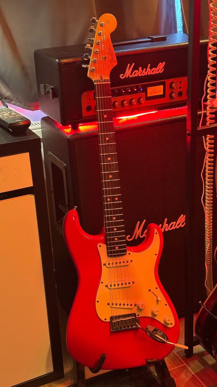 Fender stratocaster Américaine, Musique & Instruments, Enlèvement, Comme neuf, Fender