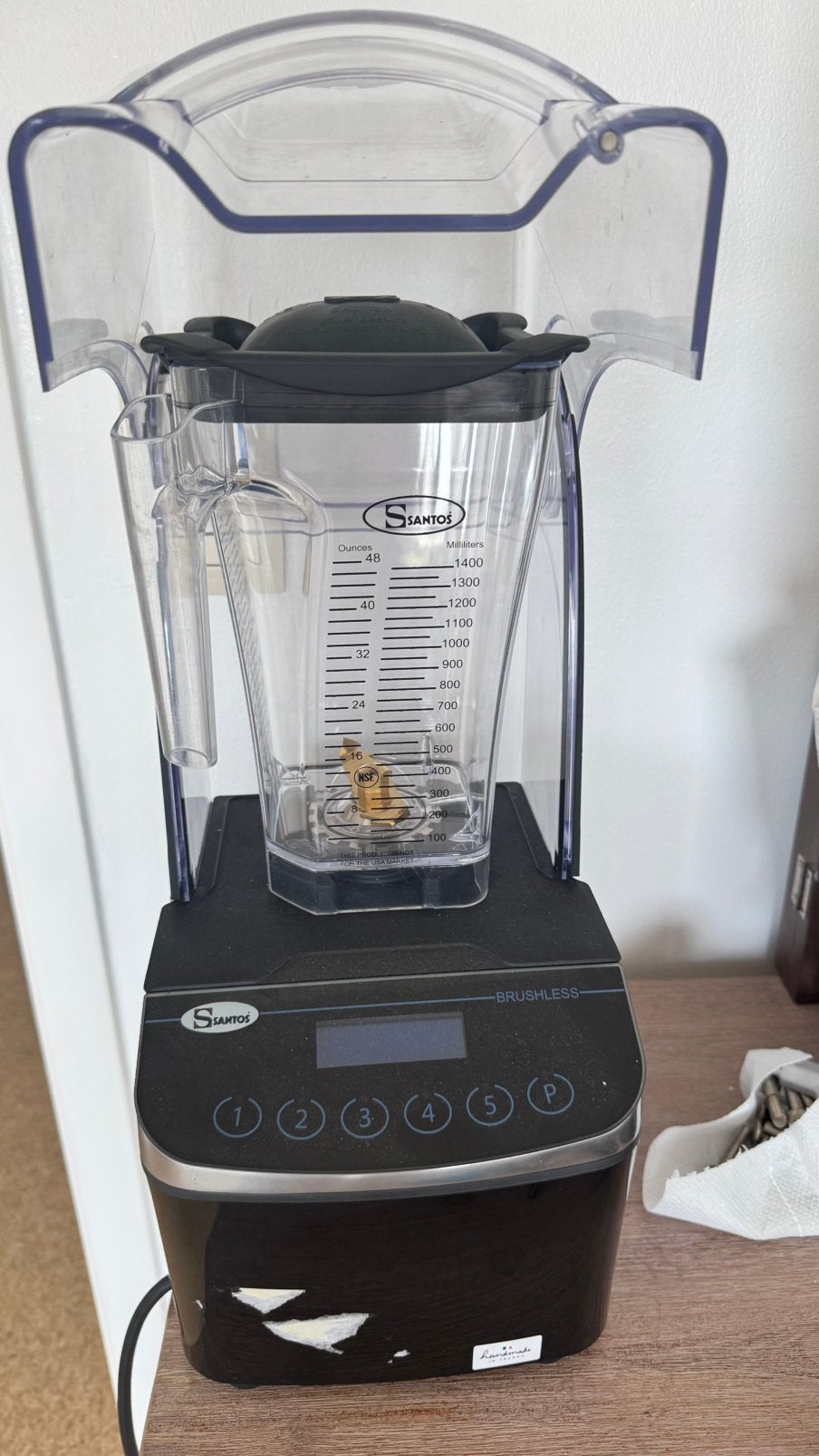 Blender santos, Enlèvement