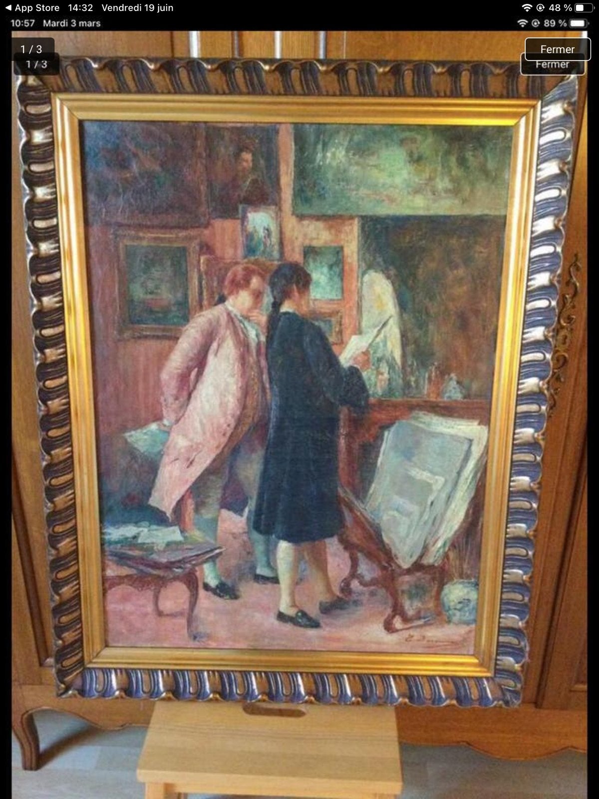 TABLEAU HUILE SUR TOILE