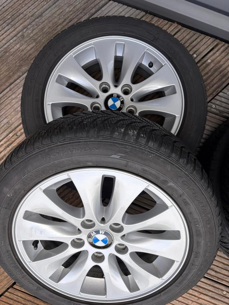 Banden op velg - BMW 1 serie, Ophalen, Gebruikt, 16 inch, Banden en Velgen