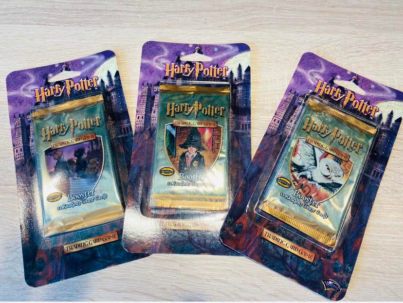 Blister booster « Harry Potter » set de base, Ophalen of Verzenden, Zo goed als nieuw, Booster