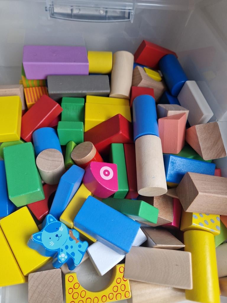 Houte blokken, Kinderen en Baby's, Speelgoed | Bouwstenen, Ophalen