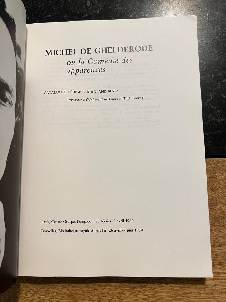 Ou la comedie des apparences - Michel de Ghelderode, Gelezen, Michel de Ghelderode, Ophalen of Verzenden, Toneel