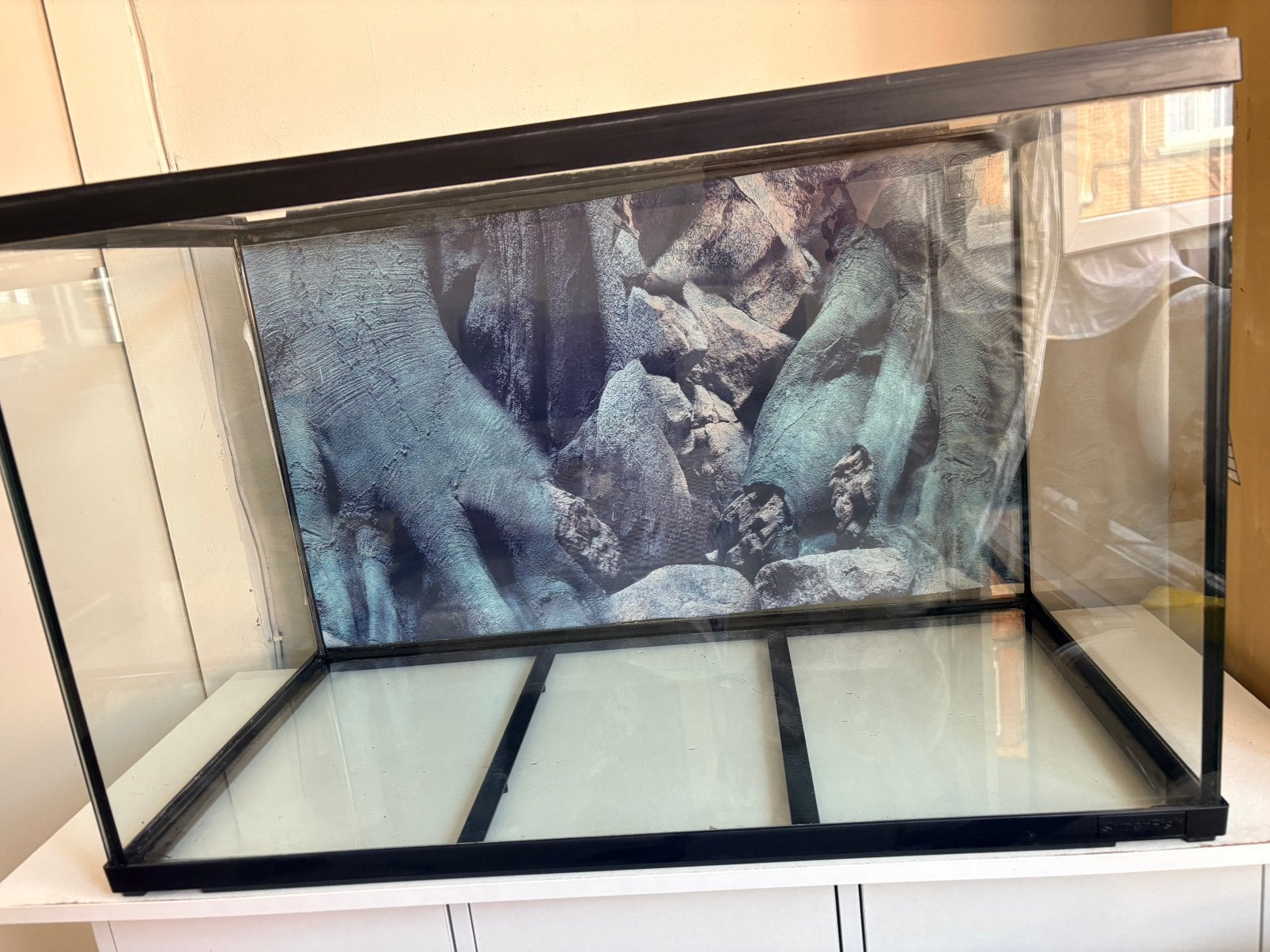 Superfish 150 parfait, état, + armoire aquarium + 2 lampes, Enlèvement, Pompe, Comme neuf, Superfish