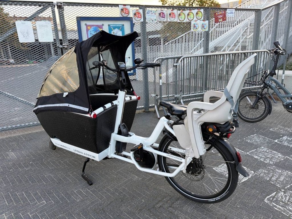 Urban Arrow elektrische bakfiets met regenhuif, Ophalen, Gebruikt, Overige merken, Elektrisch