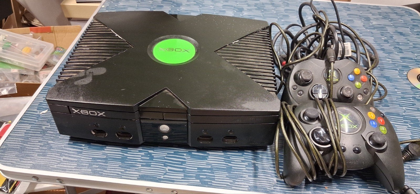 x box avec manettes, Enlèvement ou Envoi
