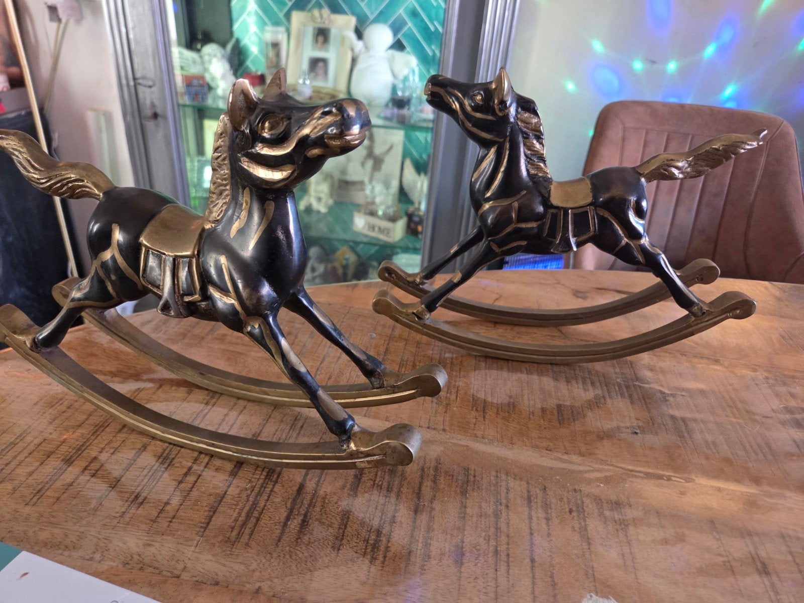 2 Volle Bronzen paartden. 6 Kilogram zwaar., Antiek en Kunst, Antiek | Brons en Koper, Ophalen