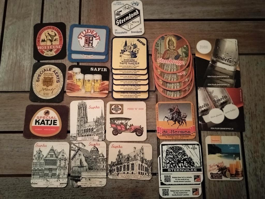 OUDE BIERKAARTEN / BIERVILTJES LOT S, Ophalen of Verzenden