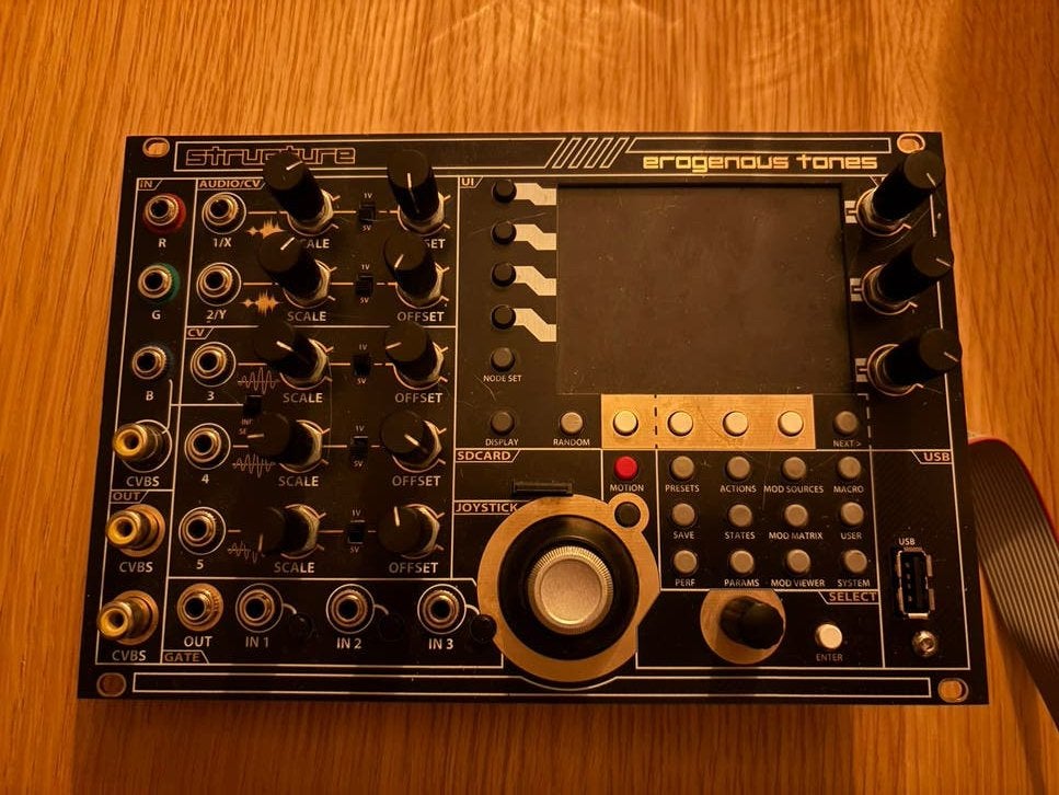 Erogenous tones structure - Visual Generator Module, Ophalen, Zo goed als nieuw