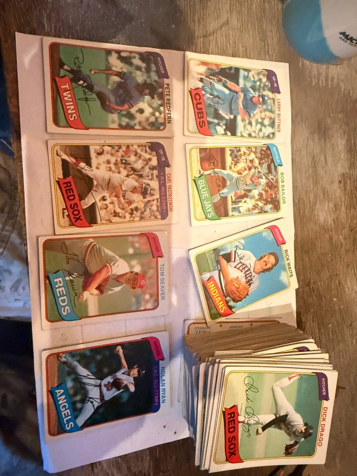 Carte base ball 1980 topps, Hobby & Loisirs créatifs, Enlèvement, Comme neuf