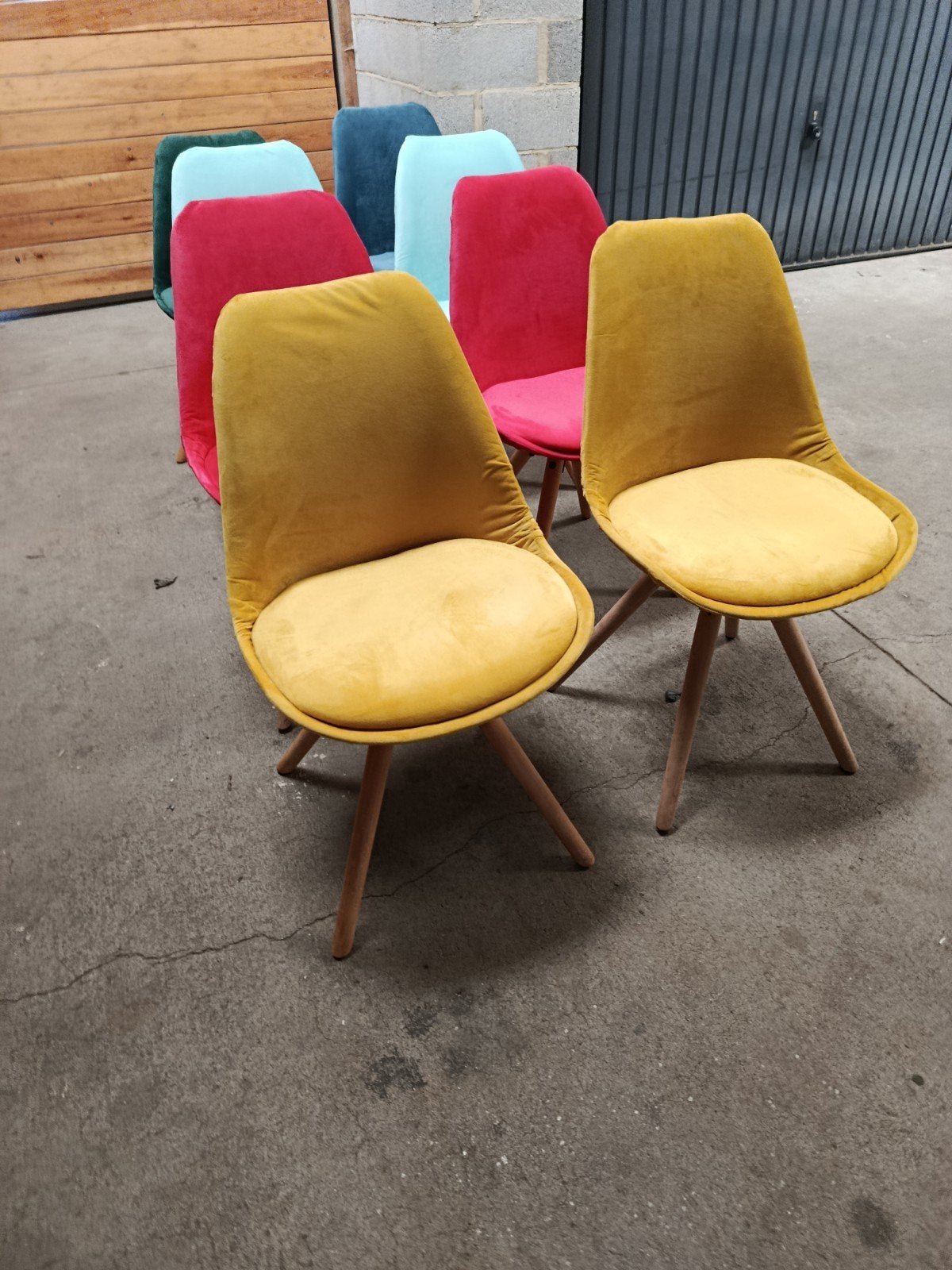 6 chaises de salle à manger, Maison & Meubles, Chaises, Enlèvement ou Envoi