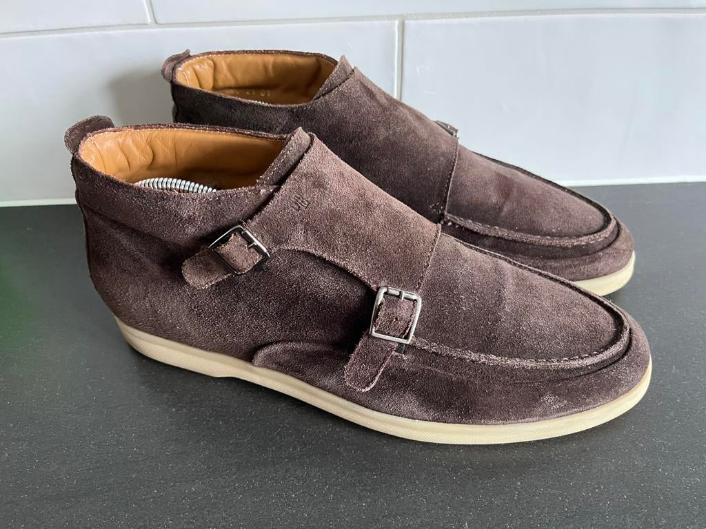 Van Bommel herenschoenen maat 9.5 / 43.5 H, Kleding | Heren, Schoenen, Bruin, Ophalen of Verzenden, Gespschoenen, Zo goed als nieuw