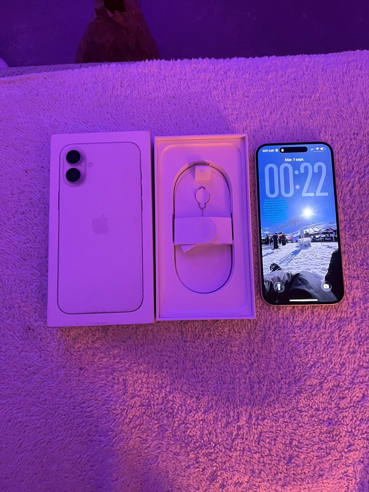 Iphone 16 plus blanc 128gb, Télécoms, Téléphonie mobile | Accessoires & Pièces, Enlèvement ou Envoi, Comme neuf