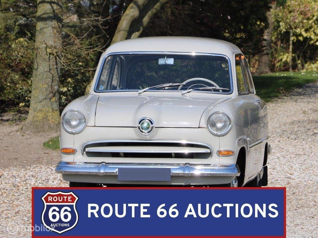 Ford Taunus 15M | 1956 | Route 66 Auctions, Auto's, Zwart, Bedrijf, Handgeschakeld, Overige carrosserie