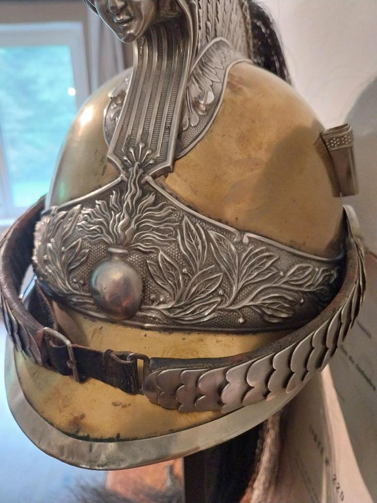casque de gendarme à cheval 1912, Collections, Enlèvement ou Envoi, Gendarmerie, Casque ou Béret