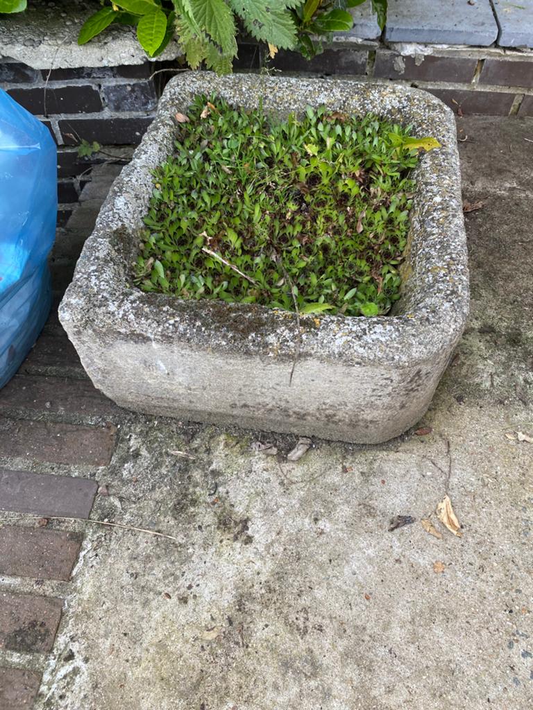 2 arduinen bloembakken, Ophalen, Gebruikt