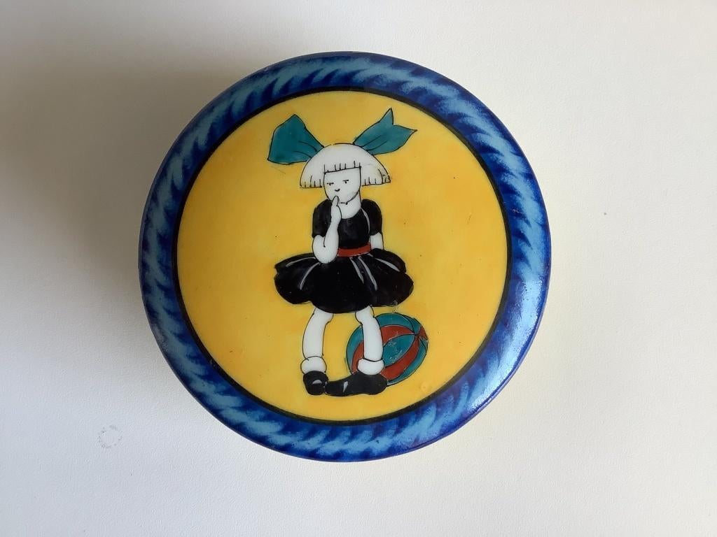 Leuk vintage Limoges dekseldoosje, Antiek en Kunst, Ophalen of Verzenden