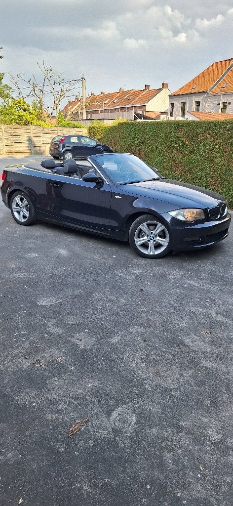 Bmw 1 cabrio, 4 zetels, 4 cilinders, Cabriolet, Blauw