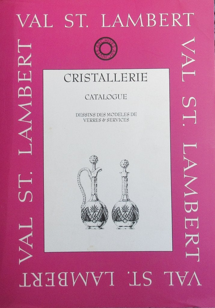 catalogue Service de verre Val Saint Lambert 19041905 en jpg, Antiquités & Art, Enlèvement ou Envoi