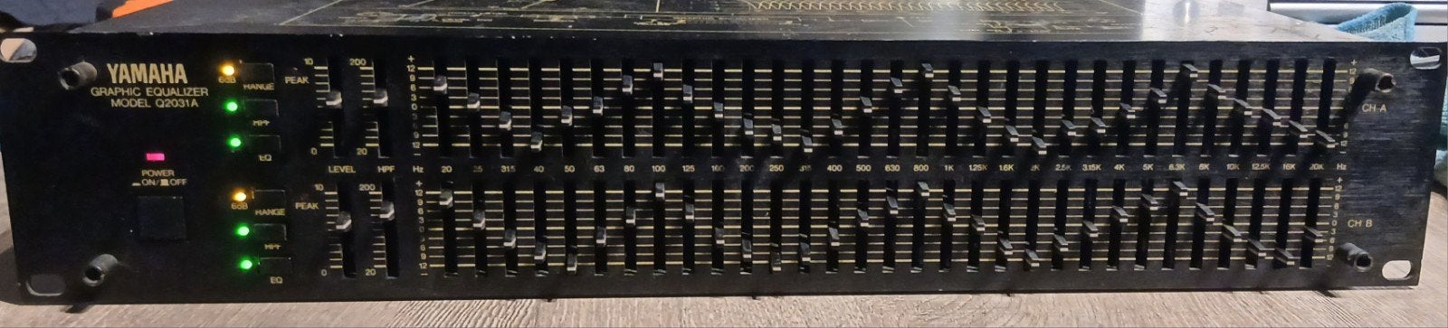 Yamaha Q2031A Grafische Equalizer (2x 31-Bands), Ophalen