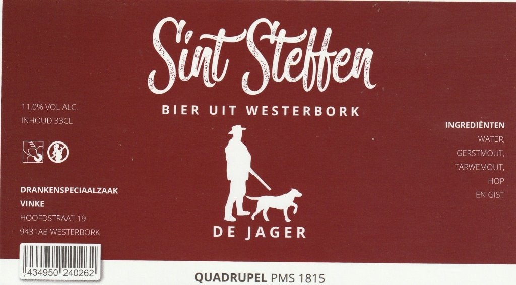 bieretiket Nederland Eggens Craft : Sint Steffen De Jager, Verzamelen, Verzenden, Nieuw, Overige typen, Overige merken