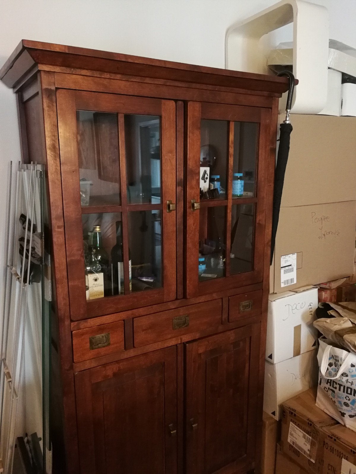 Meuble vitrine buffet, Antiek en Kunst, Ophalen