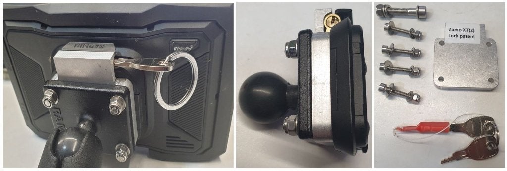 jw1259-1: zumo XT, XT2, XT3:lock tegen verlies én diefstal., Motoren, Ophalen of Verzenden, Nieuw
