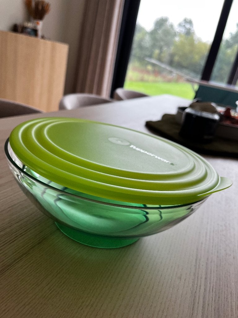 Tupperwaere kom, Huis en Inrichting, Ophalen, Nieuw, Groen, Bewaardoos