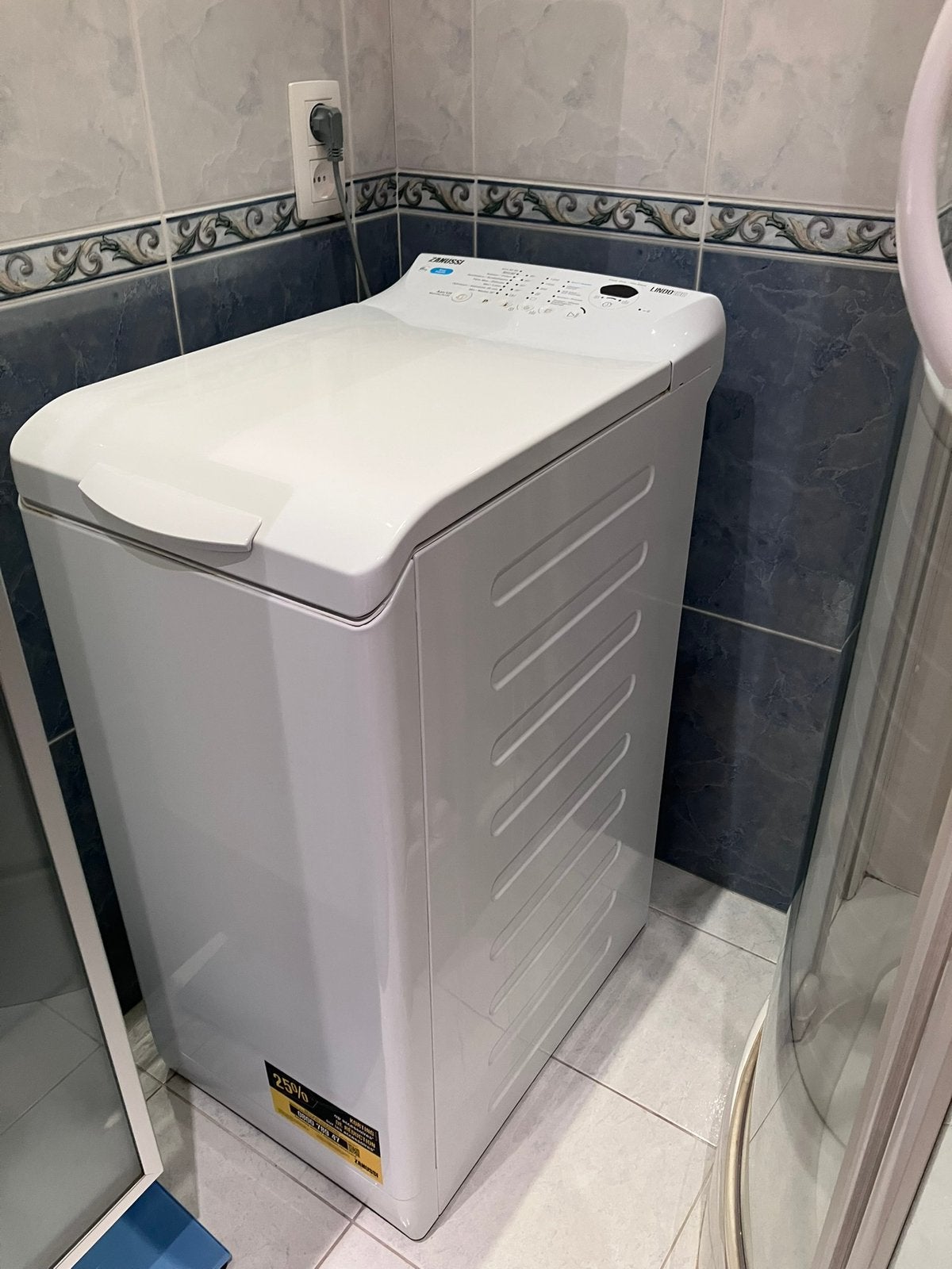 Wasmachine bovenlader Zanussi, Ophalen, Gebruikt, Bovenlader