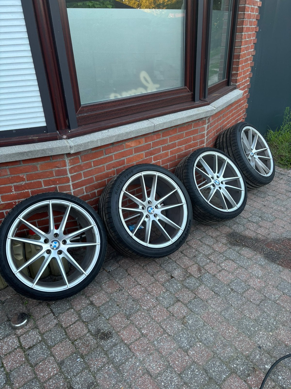 Veemann V-FS25 5x112 20 inch breedset, Ophalen, 20 inch, Velg(en)