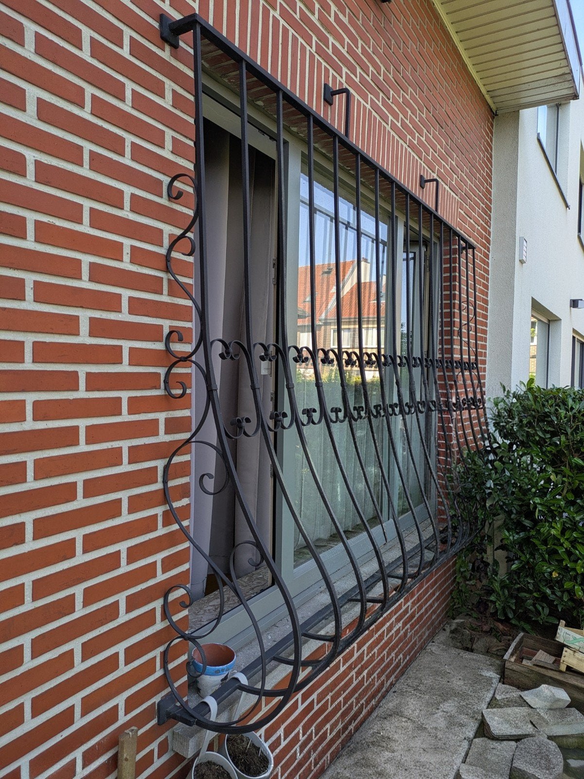 Grille en fer forgé, Jardin & Terrasse, Enlèvement, Fer