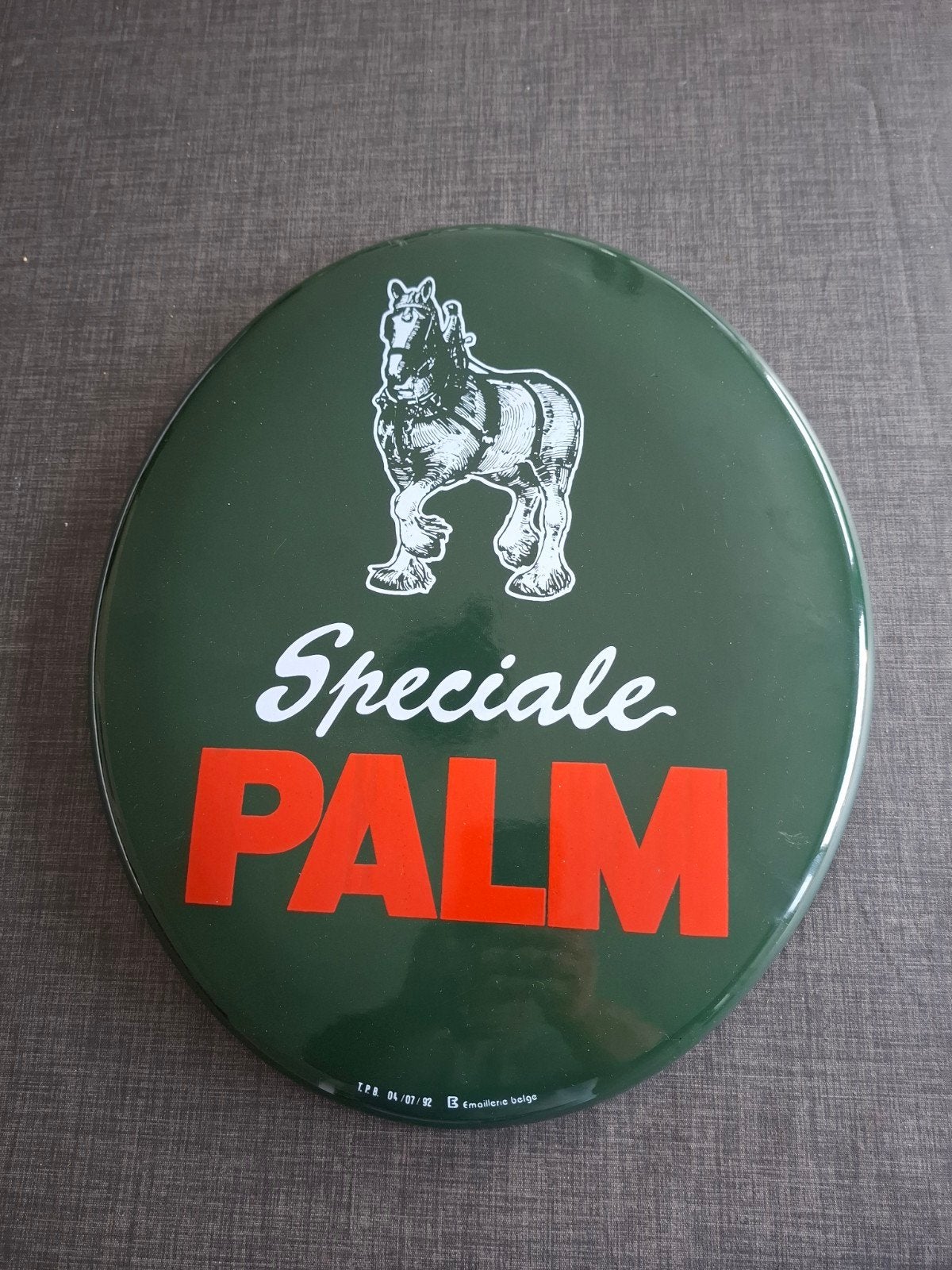 emaille bord palm, Enlèvement ou Envoi, Comme neuf, Panneau, Plaque ou Plaquette publicitaire, Palm