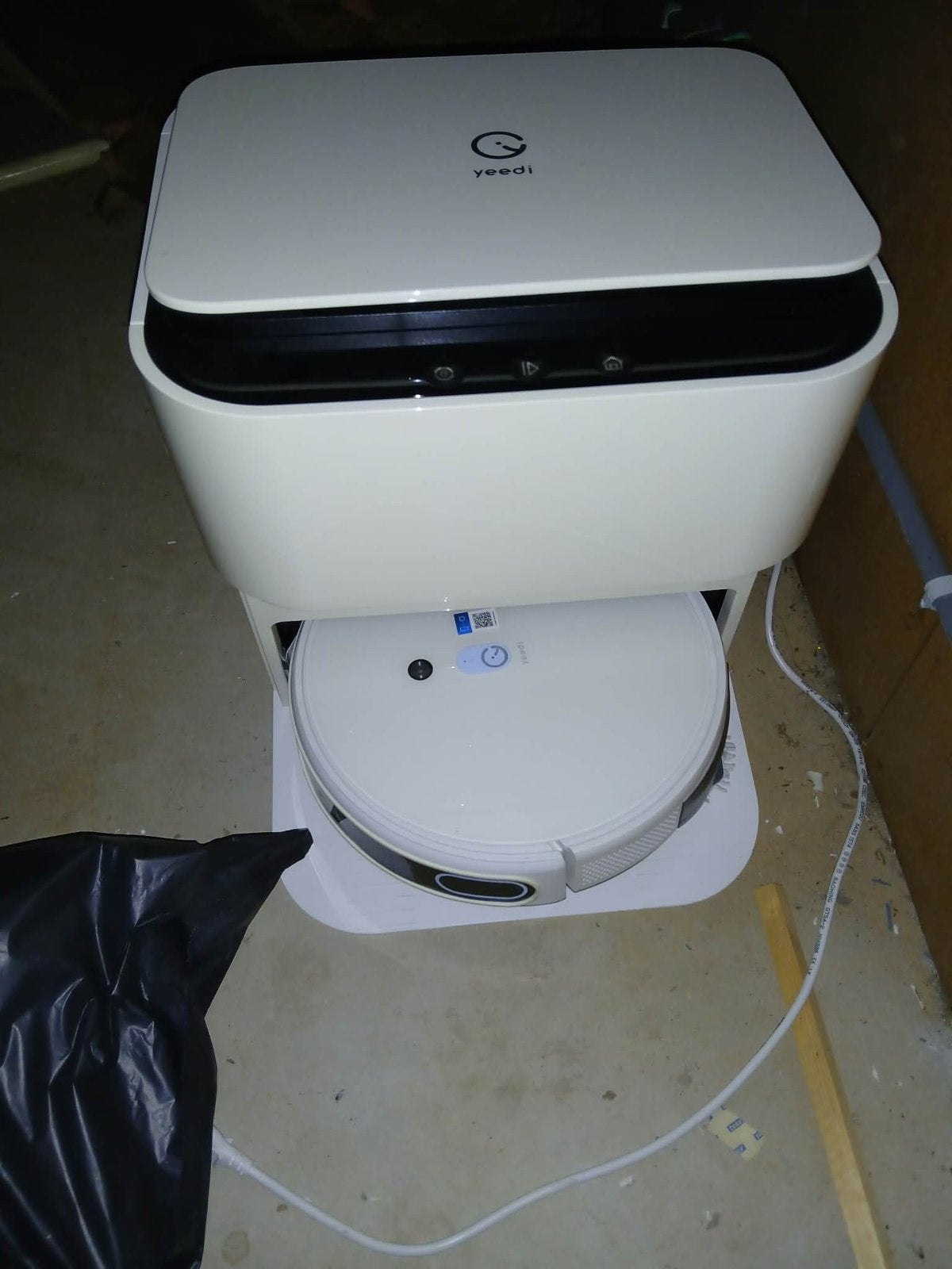 Robot Aspirateur Laveur Yeedi Mop Station, Station de charge, Comme neuf, Aspirateur robot, Autres marques