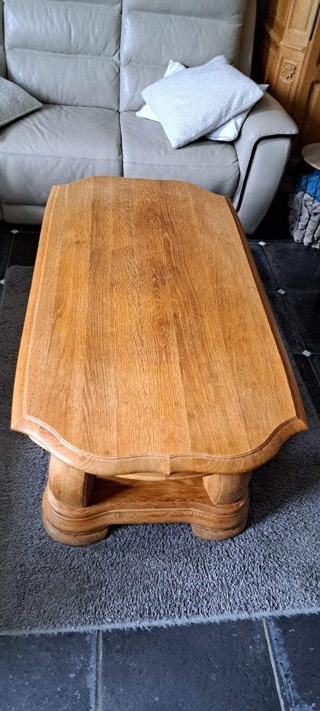 Salontafel met lade, Huis en Inrichting, Tafels | Salontafels, Ophalen, Gebruikt, 100 tot 150 cm, Klassiek
