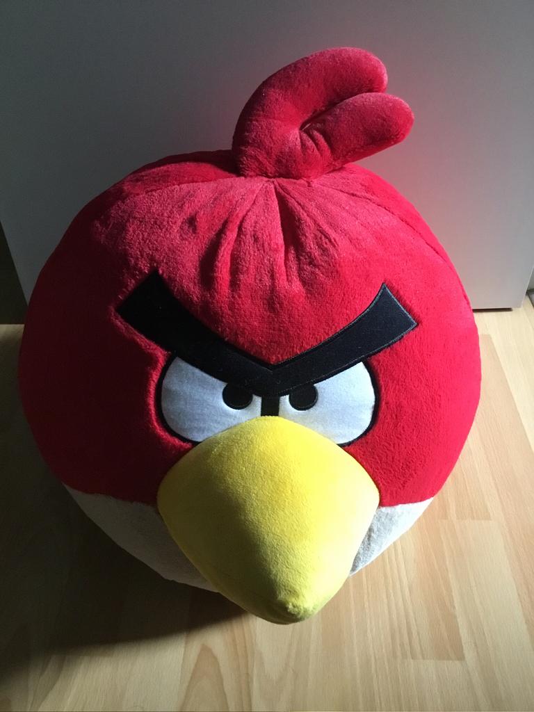 Mega knuffel Angry Birds, Kinderen en Baby's, Speelgoed | Knuffels en Pluche, Angry Birds, Ophalen of Verzenden, Zo goed als nieuw