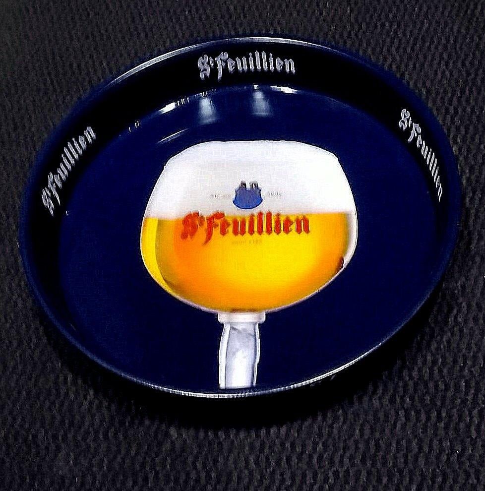 Serveerschaal van de Belgische brouwerij St-Feuillien, Verzamelen, Ophalen of Verzenden, Zo goed als nieuw, Overige typen, Overige merken