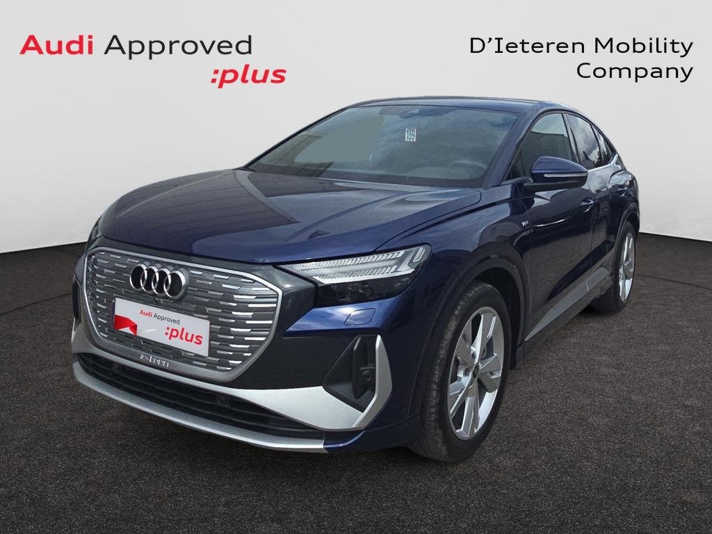 Audi Q4 Sportback e-tron Q4 Sportback e-Tron 82 kWh 45 Corpo, Auto's, Audi, Automaat, Elektrisch, Zilver of Grijs, Overige modellen