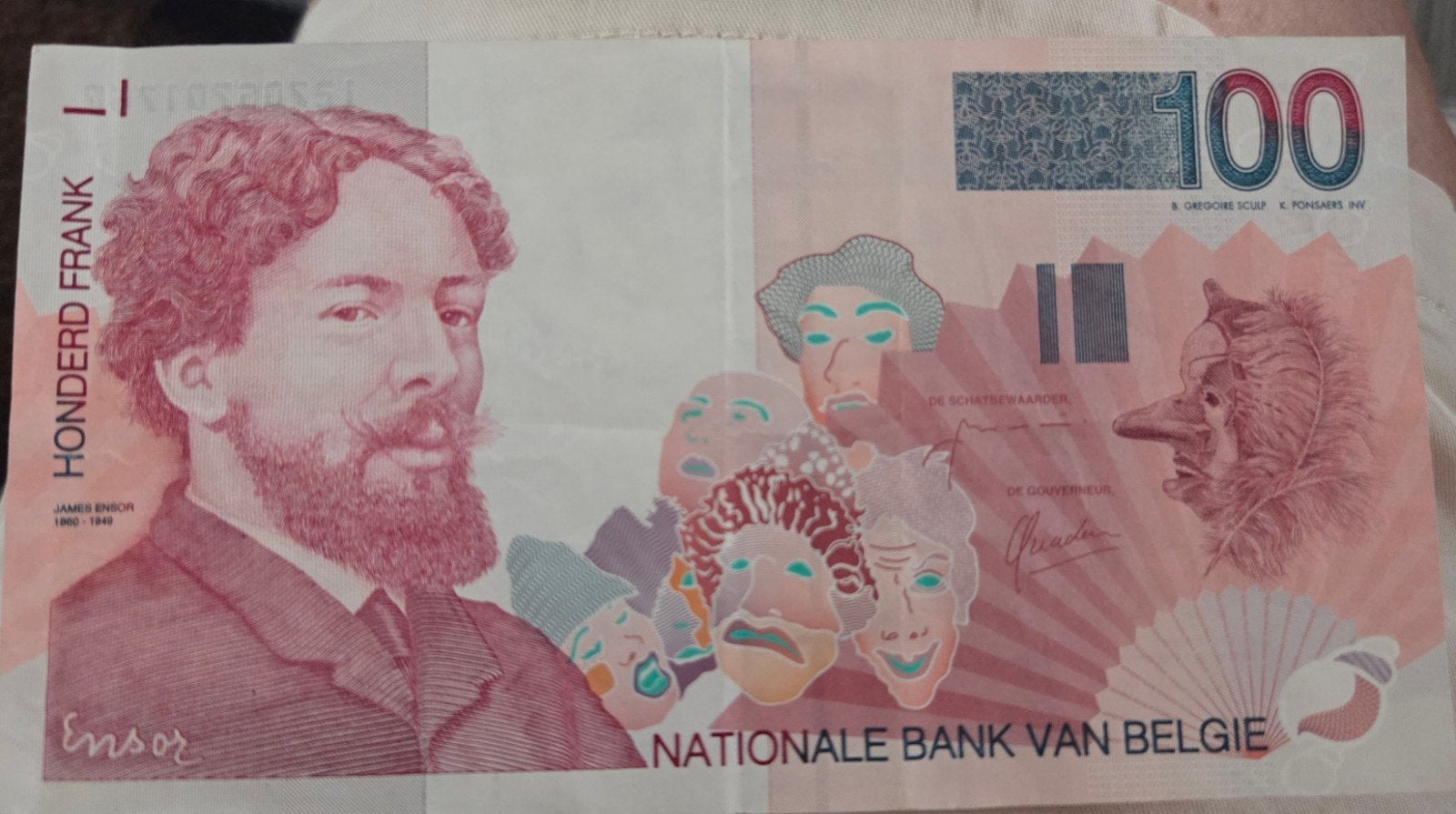 Billet de 100fr Belge pour  collection, Enlèvement ou Envoi
