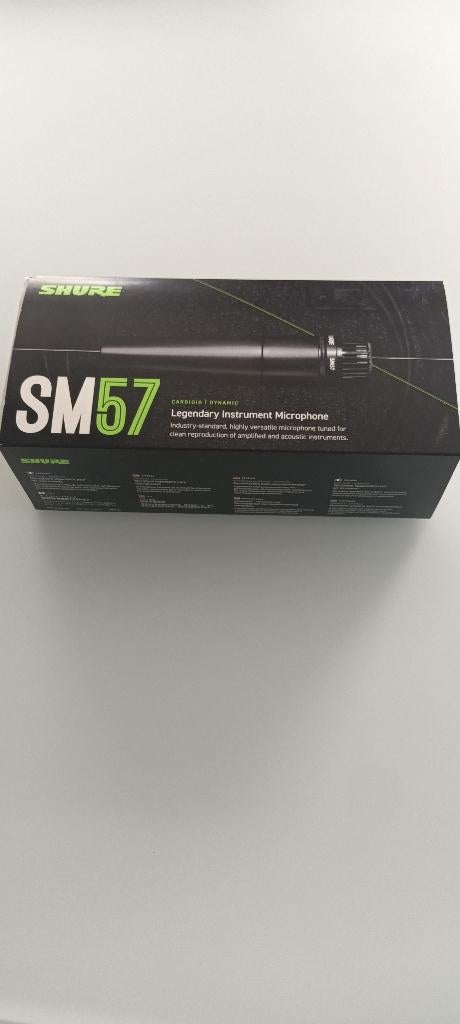 MICROFOON SHURE  SM57, Musique & Instruments, Enlèvement ou Envoi, Neuf, Micro pour instrument