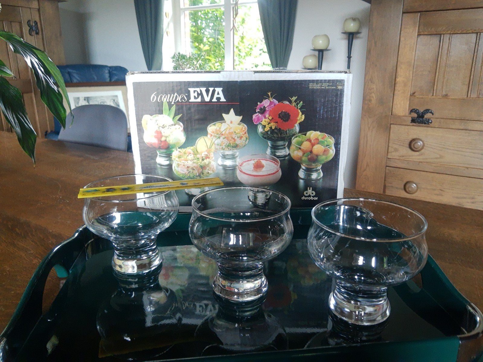 vintage glazen kommetjes Durobor, Huis en Inrichting, Keuken | Servies, Ophalen, Vintage