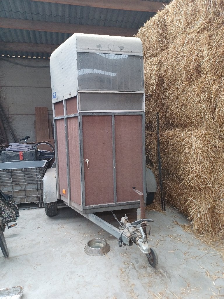 Paardentrailer, Animaux & Accessoires, Chevaux & Poneys | Semi-remorques & Remorques, Enlèvement, Utilisé, Bois, Remorque 1½ cheval