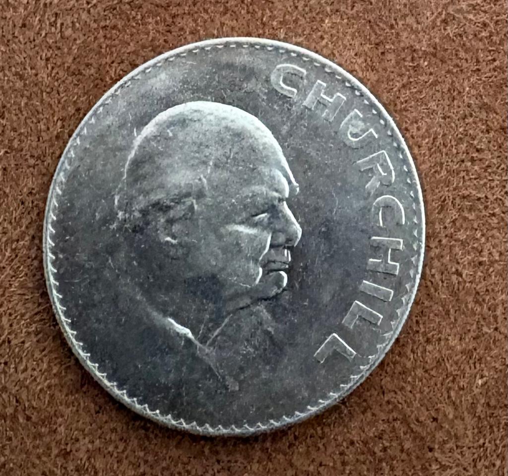 Pièce commémorative Churchill 1965, Timbres & Monnaies, Enlèvement ou Envoi